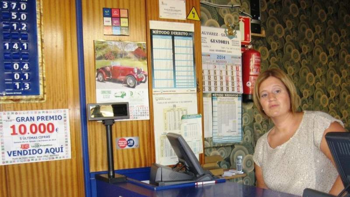 Cyntia Villar, ayer en su administración