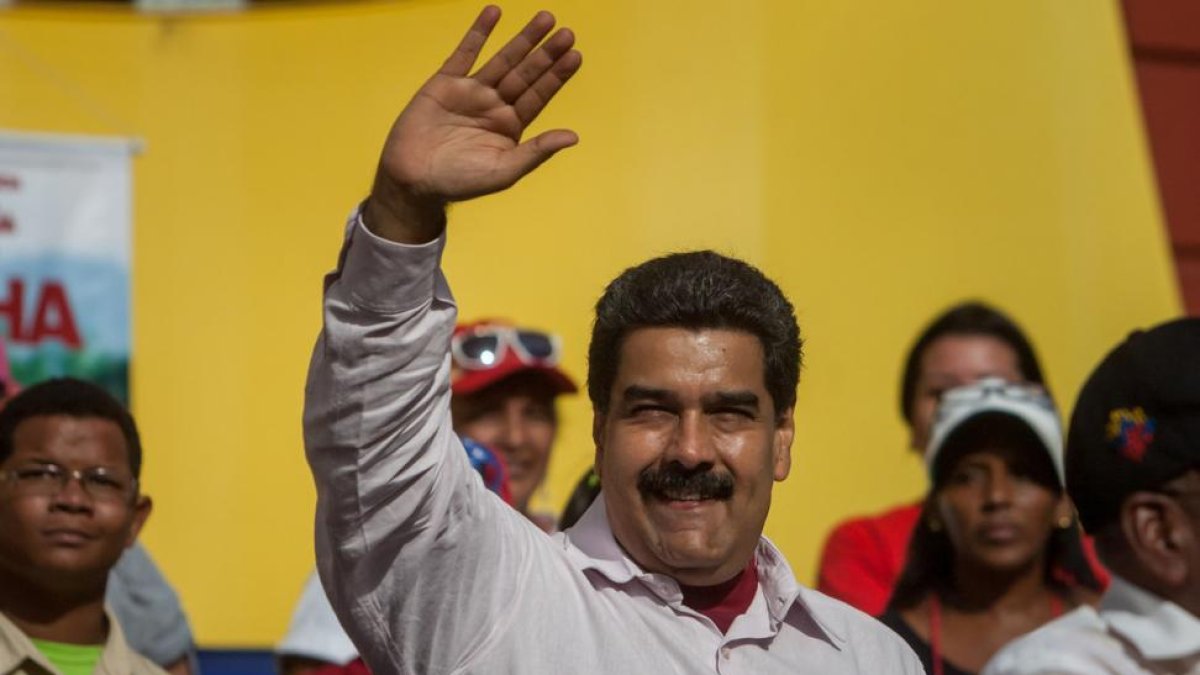 El presidente de Venezuela, Nicolás Maduro, en un acto del Gobierno, este martes.