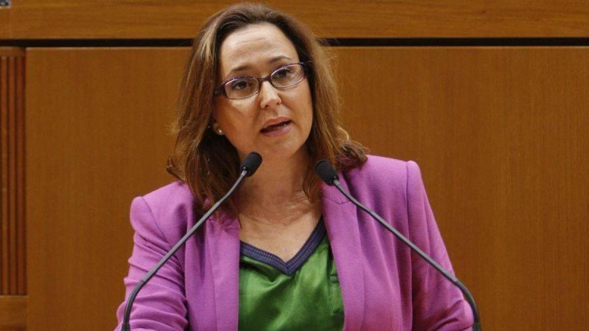La consejera de Educación, Mayte Pérez