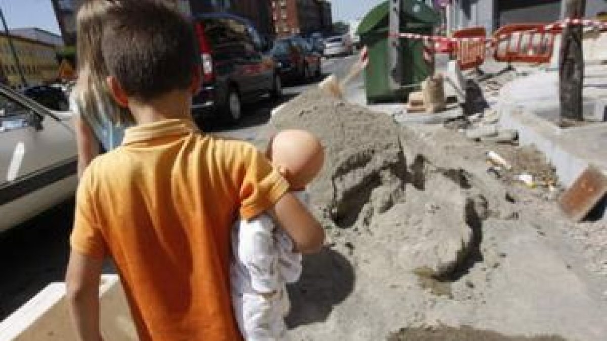 Los conductores no son los únicos afectados por las obras.