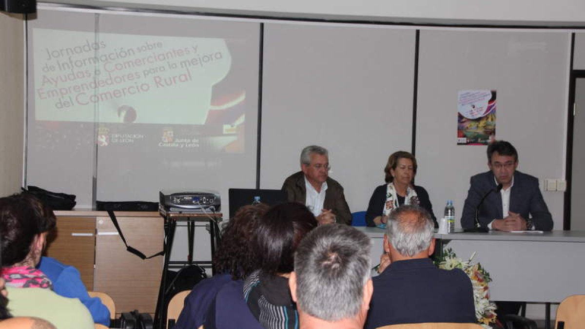 Imagen de la jornada informativa celebrada ayer en Valencia de Don Juan. DL