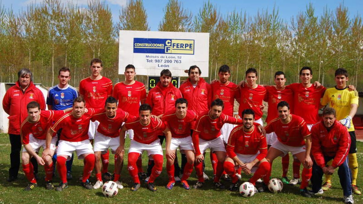 Formación del equipo del Ribera Carrizo que milita en la 1.ª División Provincial de Aficionados.