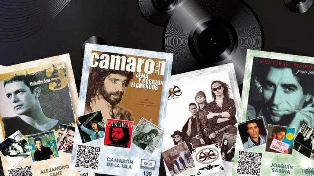 Varios de los cromos de la colección, ‘La taberna del Buda, de Café Quijano y Los Flechazos. DL