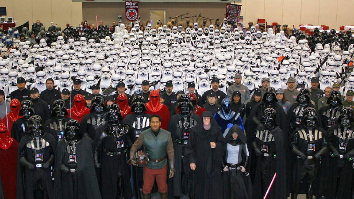 Imagen de una de las guarniciones de la Legión 501.
