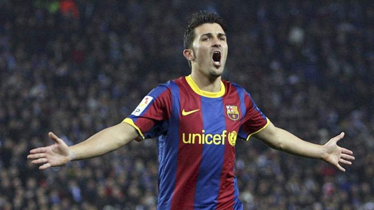 David Villa será el encargado de hacer olvidar al Vicente Calderón la marcha de Falcao.