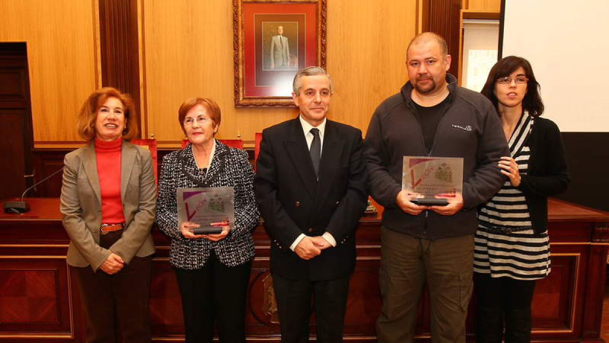 Montserrat Gutiérrez, Ascensión Sedano, Emilio Gutiérrez, Alexander Martínez y Guerrero.