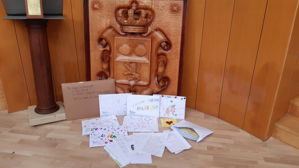 Cartas enviadas por los escolares de San Andrés. DL