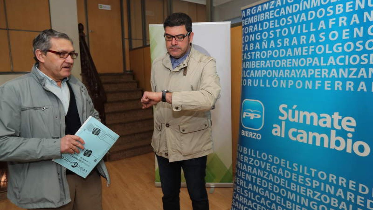 Canedo ofreció ayer una rueda de prensa en la sede del PP. L. DE LA MATA