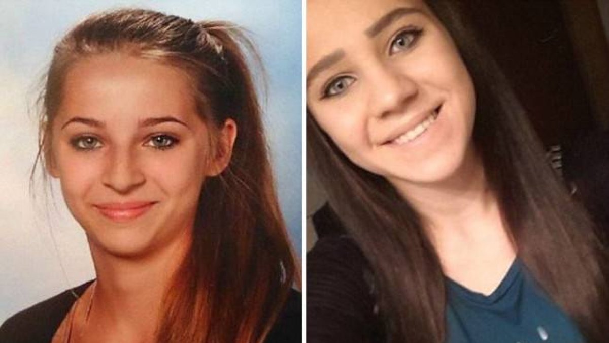 Las adolescentes Samra Kesinovic, de 16 años, y Sabina Selimovic, de 15.