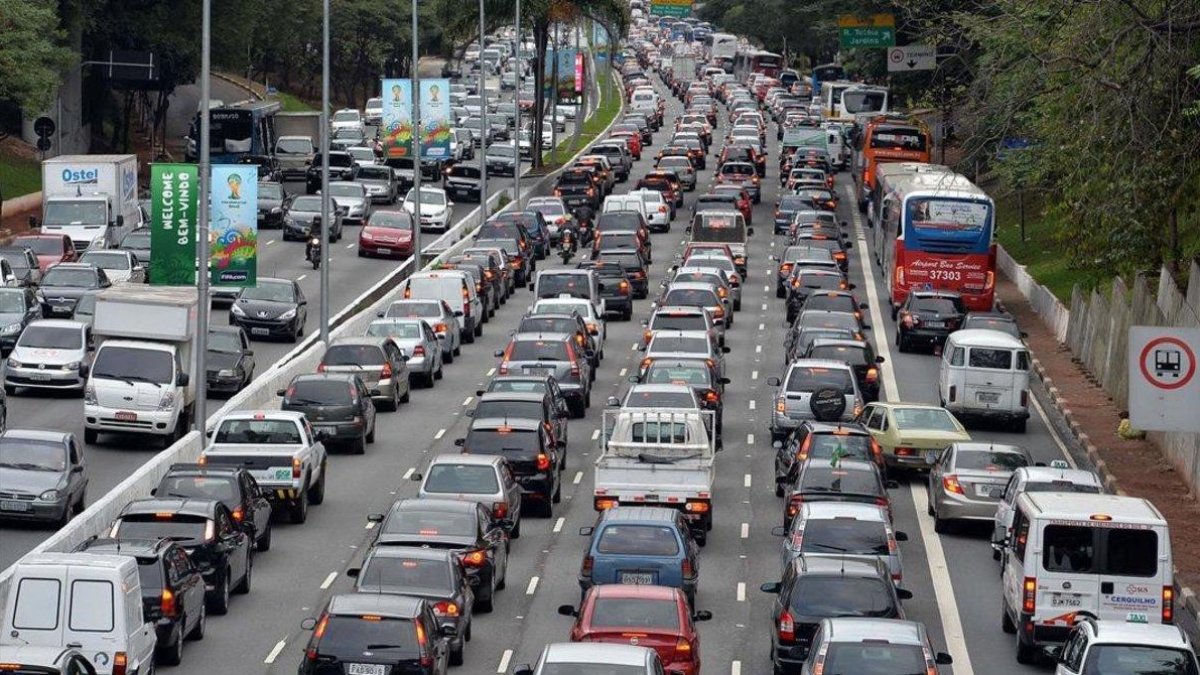 Tráfico en Sao Paulo