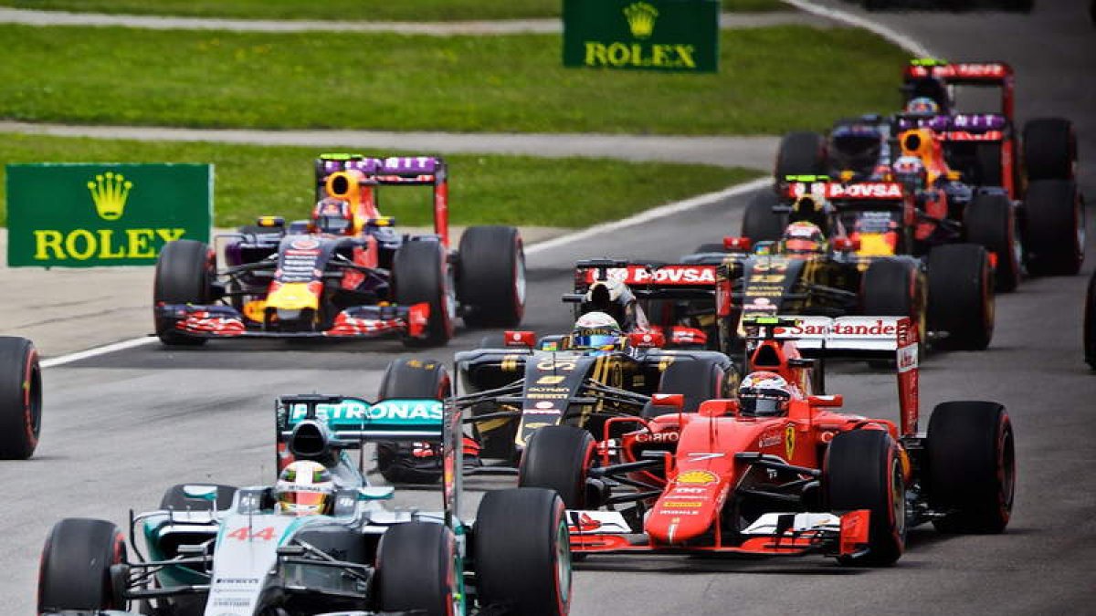 Lewis Hamilton lidera el Gran Premio de Canadá.