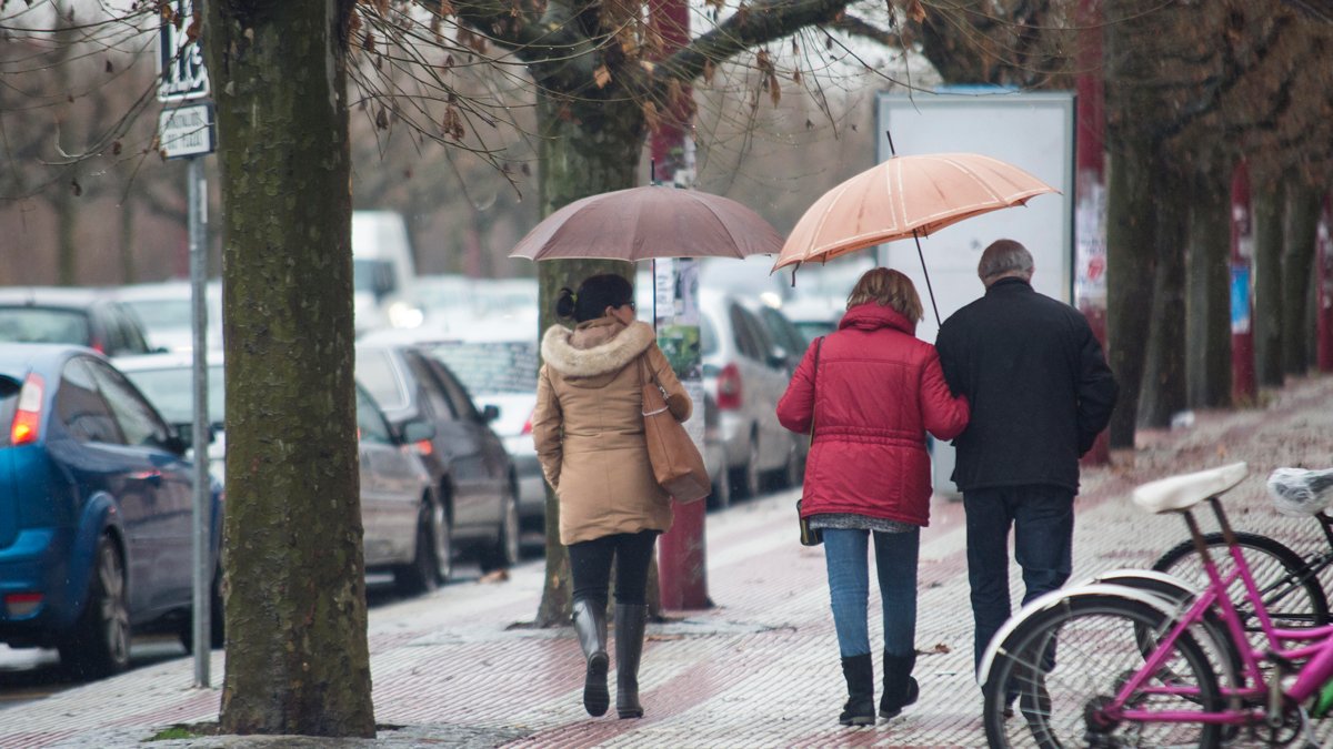 Jornada de lluvia en León. FERNANDO OTERO