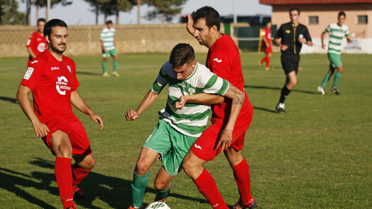 El equipo virginiano se vio superado por el burgalés en la segunda mitad. F. OTERO PERANDONES