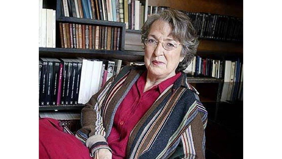 Esther Tusquets, fallecida a los 75 años de edad.