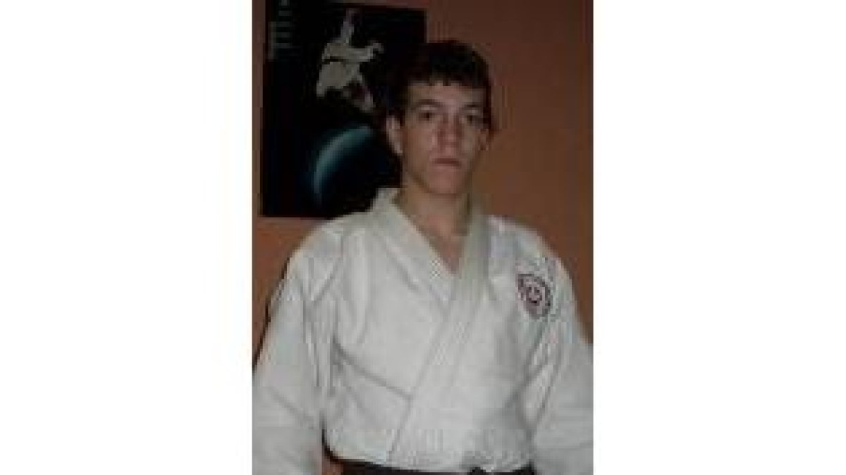 El judoca leonés Alejandro Escobar