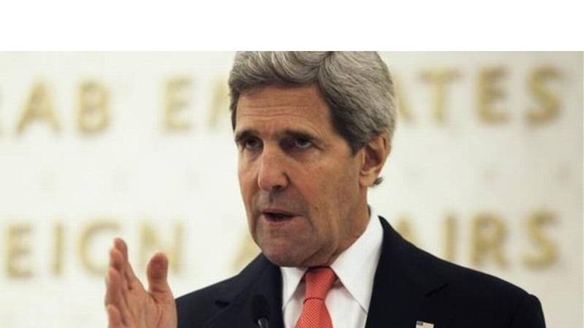 John Kerry, en Abu Dabi.