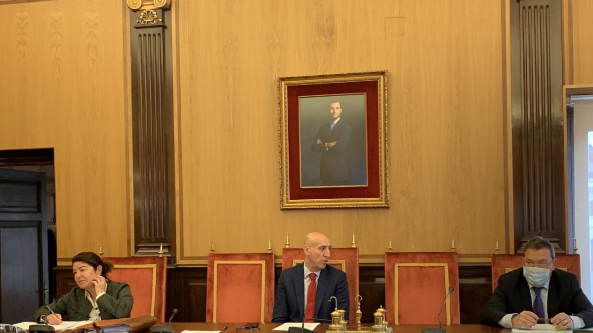 Imagen de la junta de Gobierno que ha tenido lugar esta mañana. DL