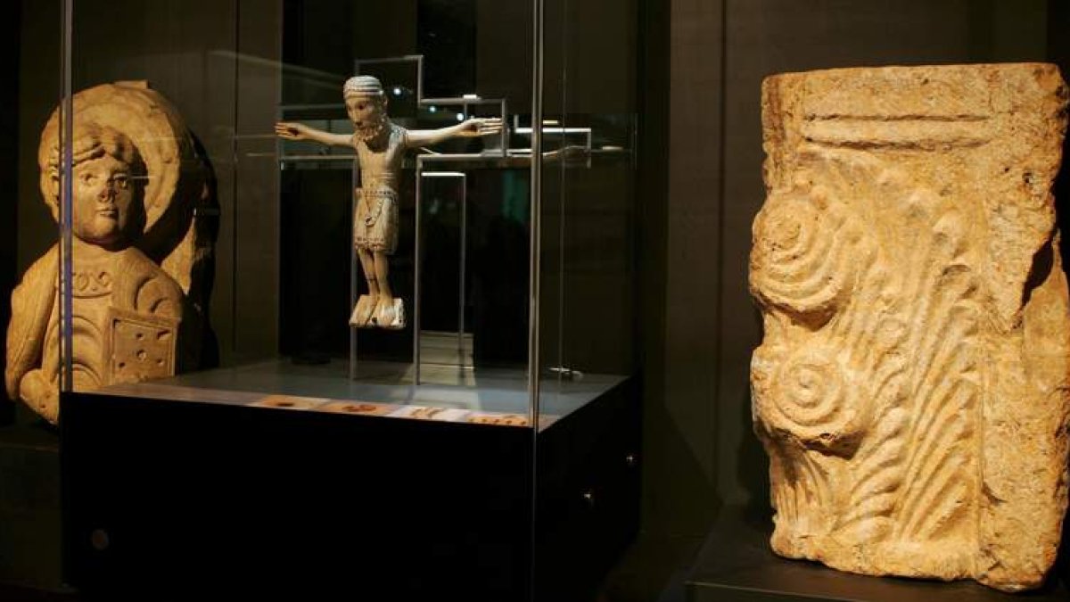 El celebérrimo Cristo de Carrizo, una de las piezas ‘estrella’ del Museo de León.