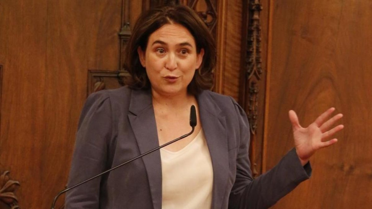 La alcaldesa de Barcelona, Ada Colau