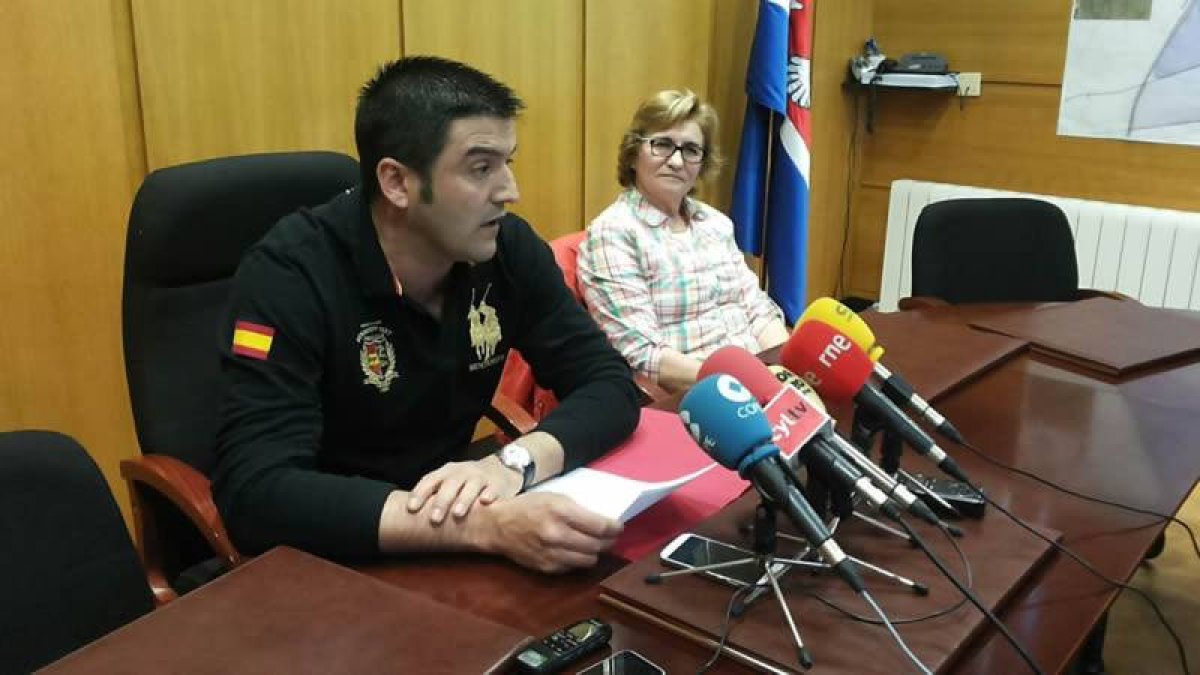 Miguel García Enríquez, uno de los dos concejales que se quedan.