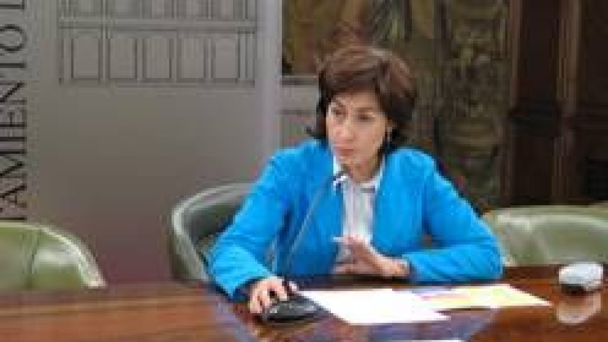 Humildad Rodríguez, en la presentación de las acciones ambientales