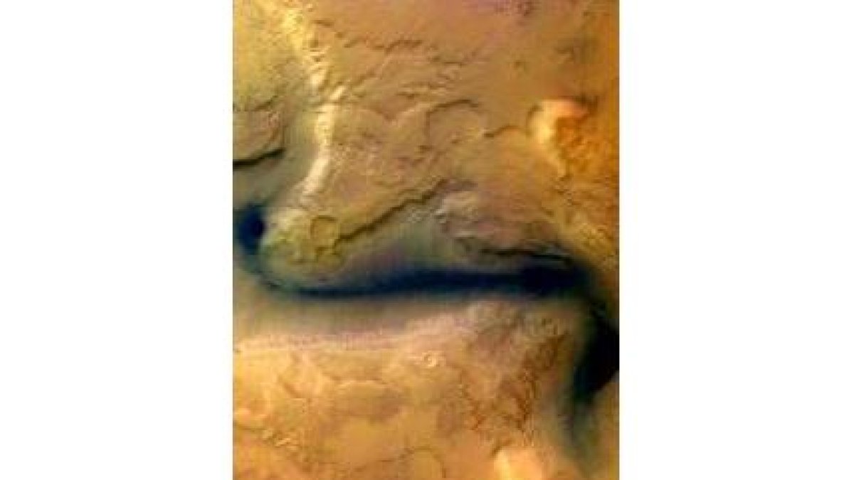 Imagen de Marte tomada por la Agencia Espacial Europea