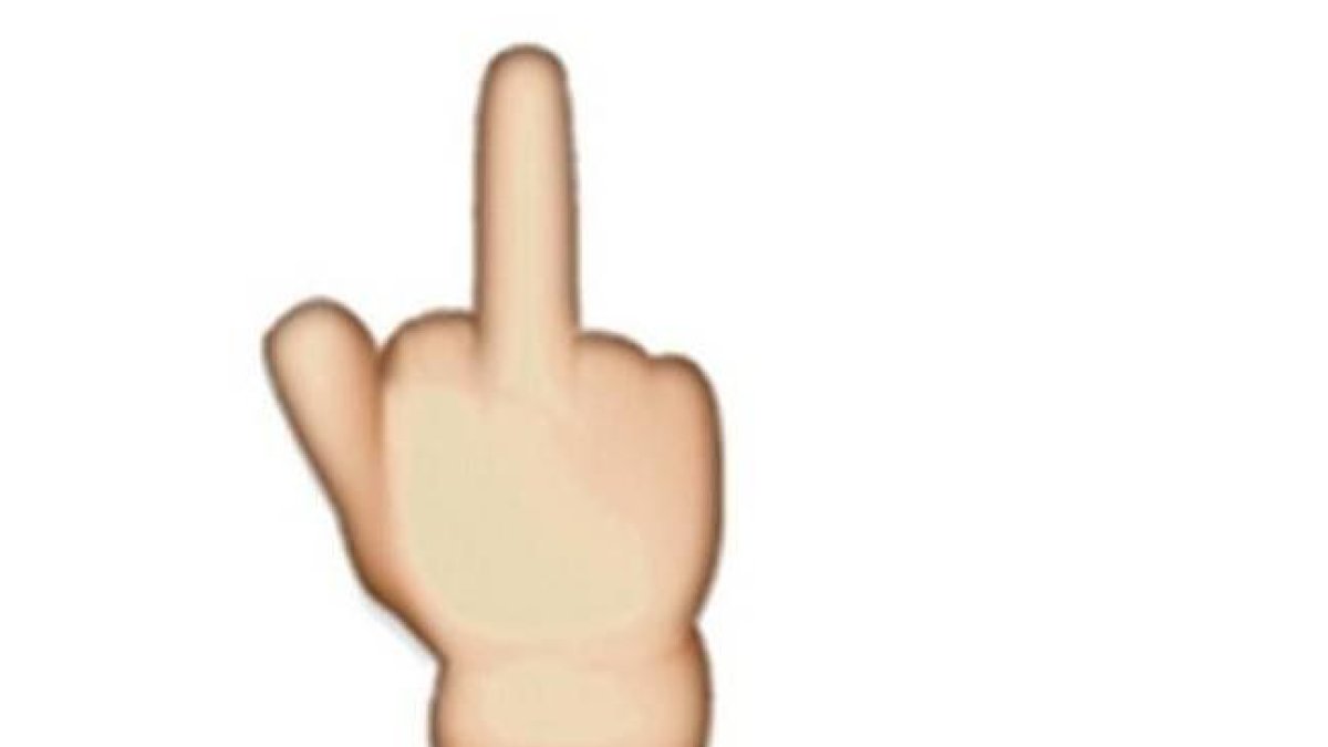 La 'peineta' será uno de los nuevos emoticonos para Whatsapp.