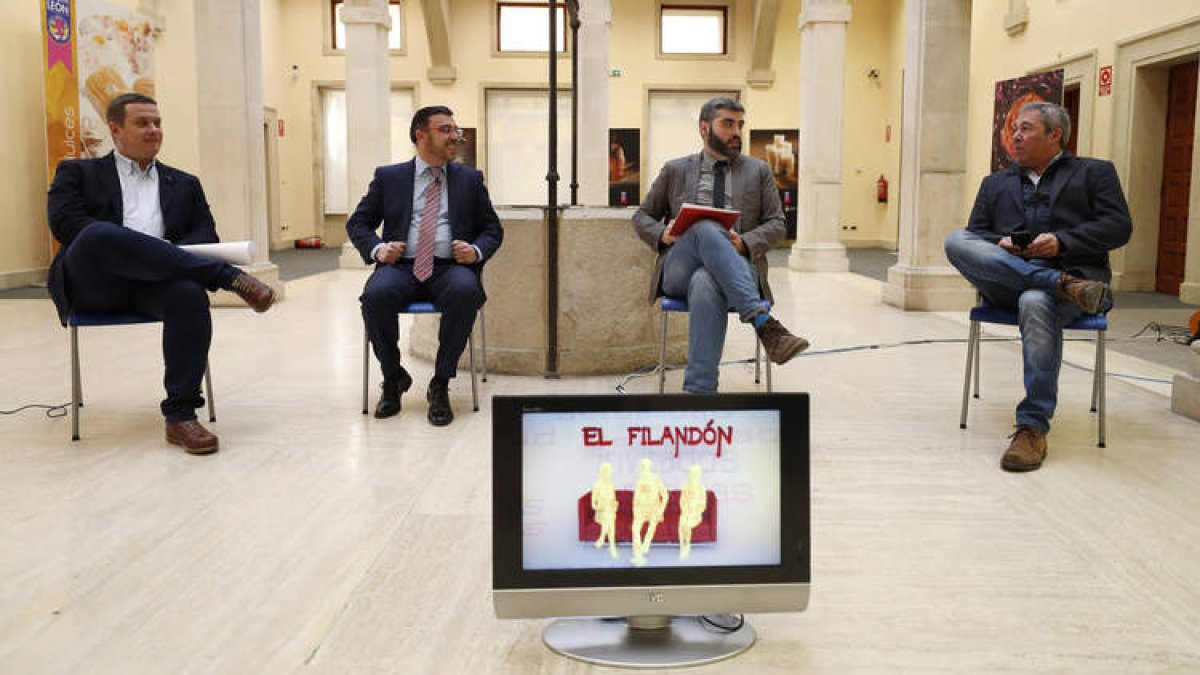 Germán Gavela, Pedro LLamas, Roberto Núñez y Joaquín S. Torné.