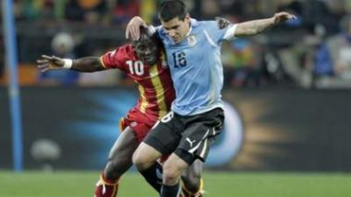 El pulso entre uruguayos y ghaneses se decidió en los penaltis.