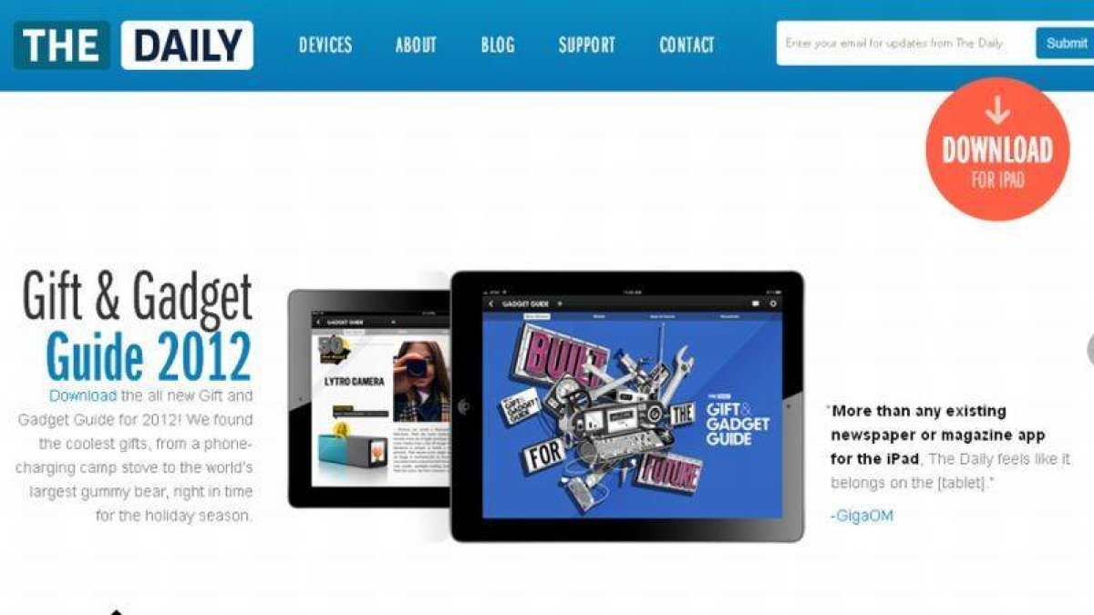 Cierra 'The Daily', el diario de News Corporation para iPad