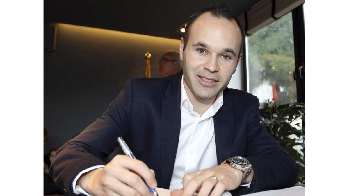 Andrés Iniesta rubricó hace unos días su ampliación de contrato con el Barcelona.
