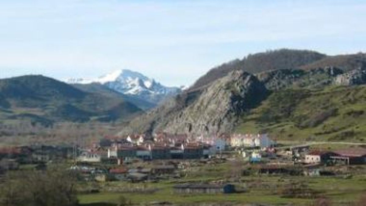 Vista del valle de Valdeburón, en el Parque Regional de Picos de Europa.