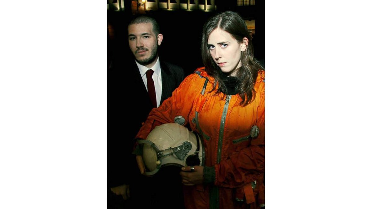 El director Nicolás Alcalá y la productora Carola Rodríguez.