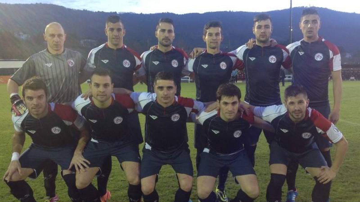 El equipo inicial de la selección de Castilla y León que se enfrentó al País Vasco.