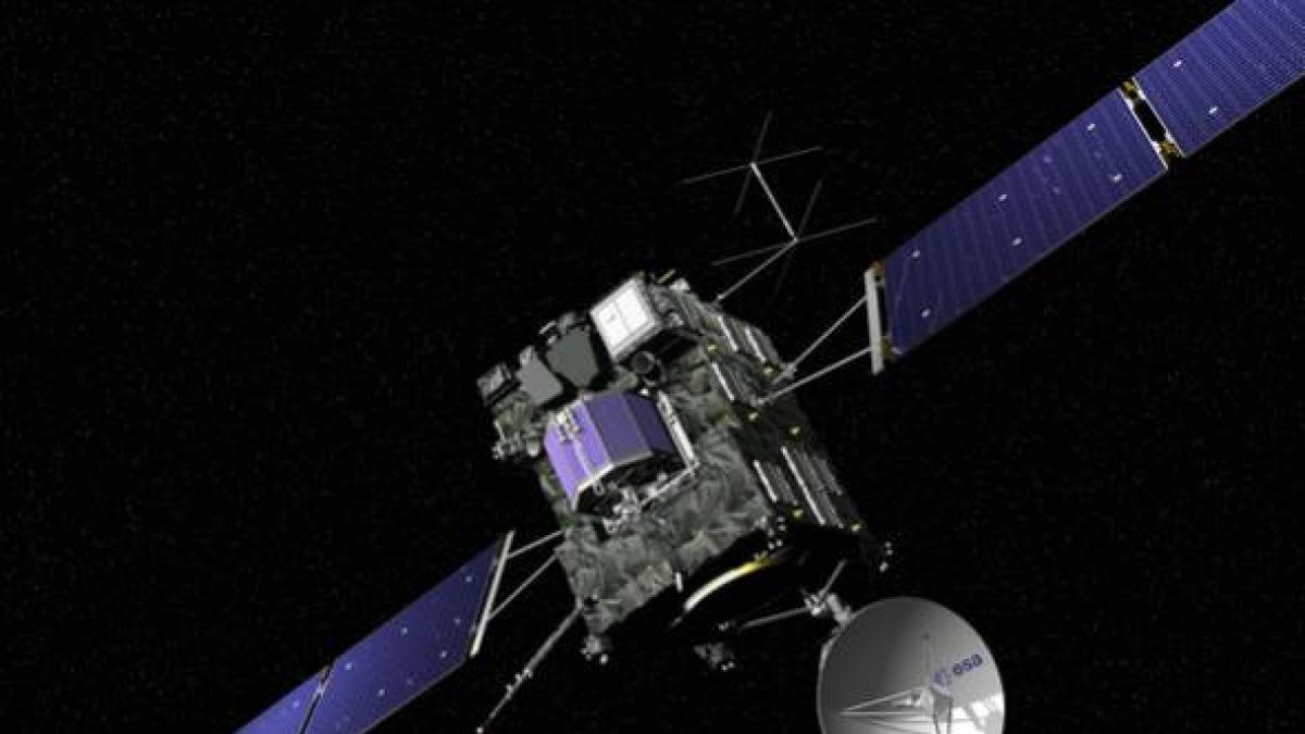 La nave 'Rosetta', en una imagen de la ESA.