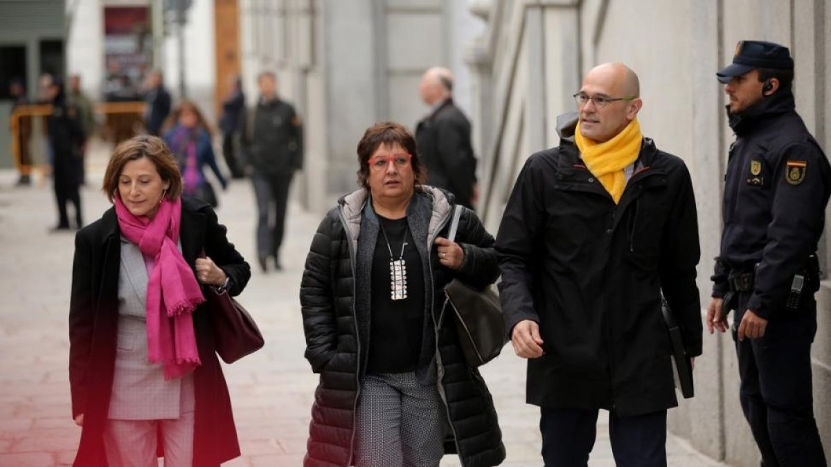 Forcadell, Bassa y Romeva