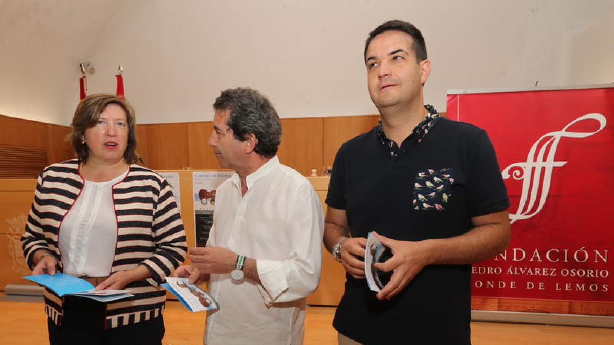 María Antonia Gancedo, Miguel Ángel Varela y Javier Bueso. AFB