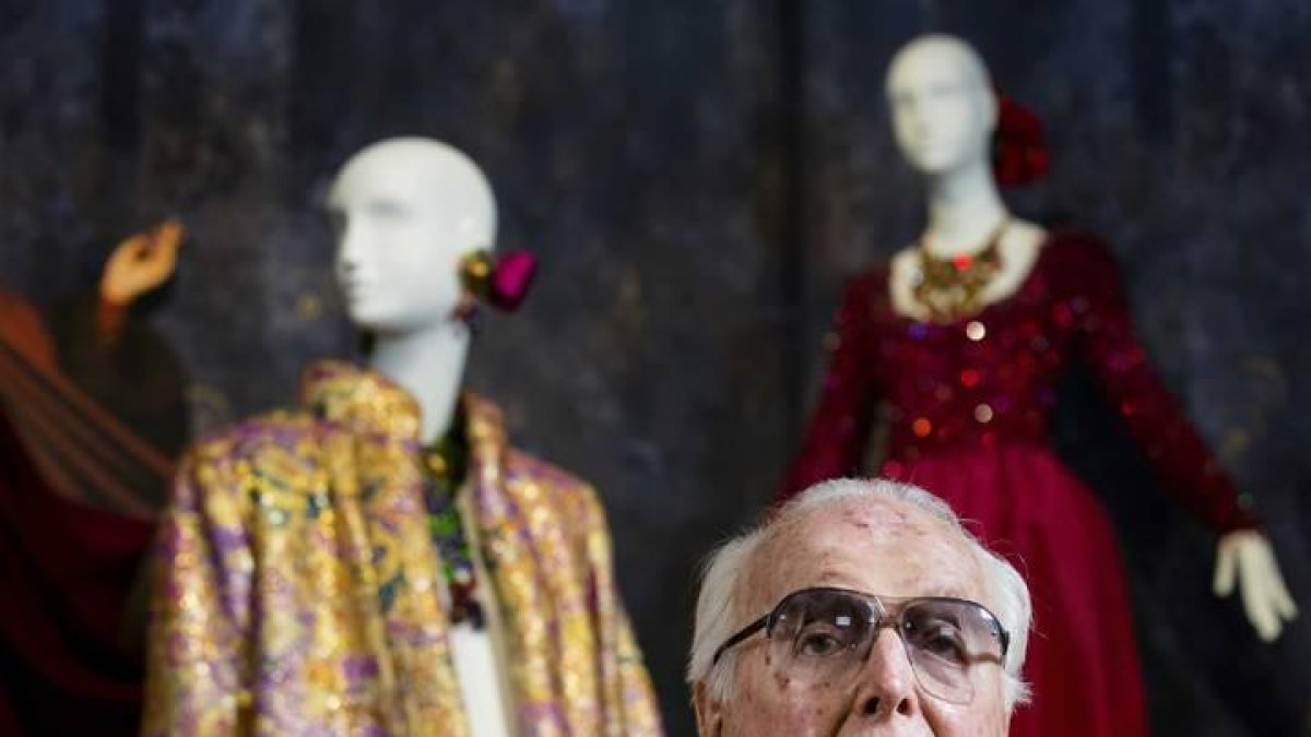 Hubert de Givenchy, en el 2014, en una muestra suya en el Museo Thyssen.
