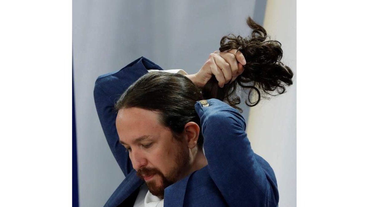 El vicepresidente primero, Pablo Iglesias. J.J. GUILLÉN
