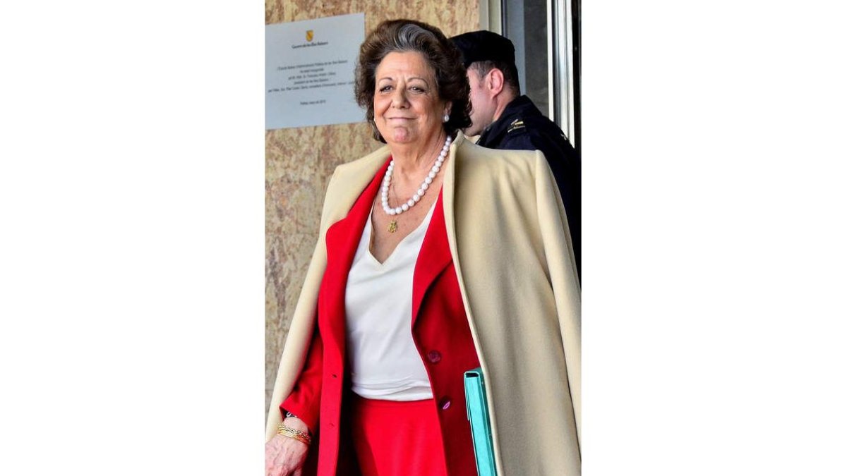 La senadora y exalcaldesa de Valencia Rita Barberá. CATI CLADERA