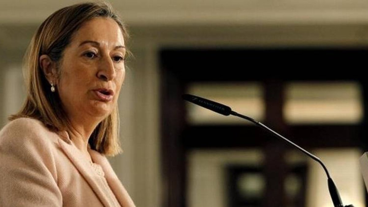 Ana Pastor, en el desayuno informativo de Europa Press.