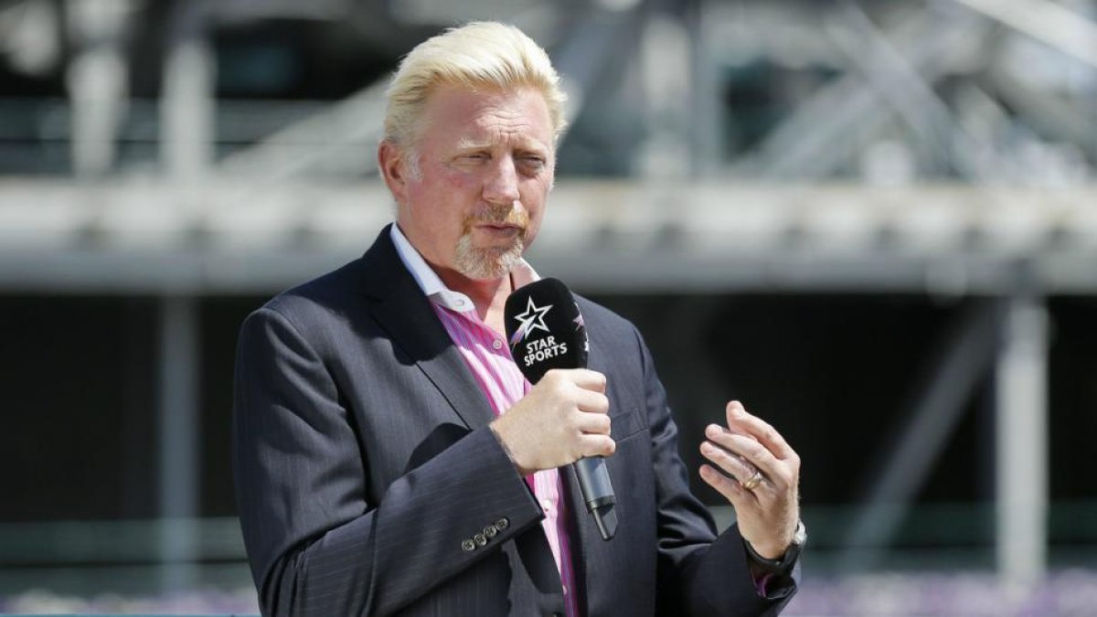 Boris Becker, en el torneo de Wimbledon del 2017.