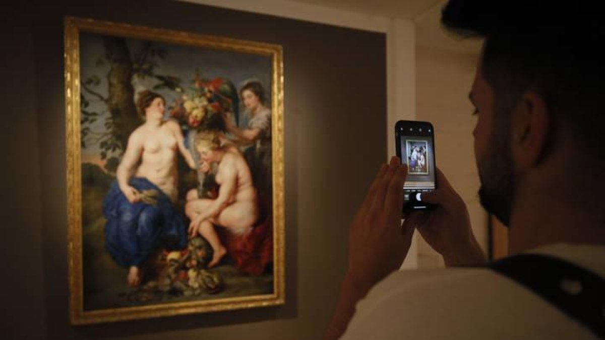 El cuadro se expone en el Museo de León.