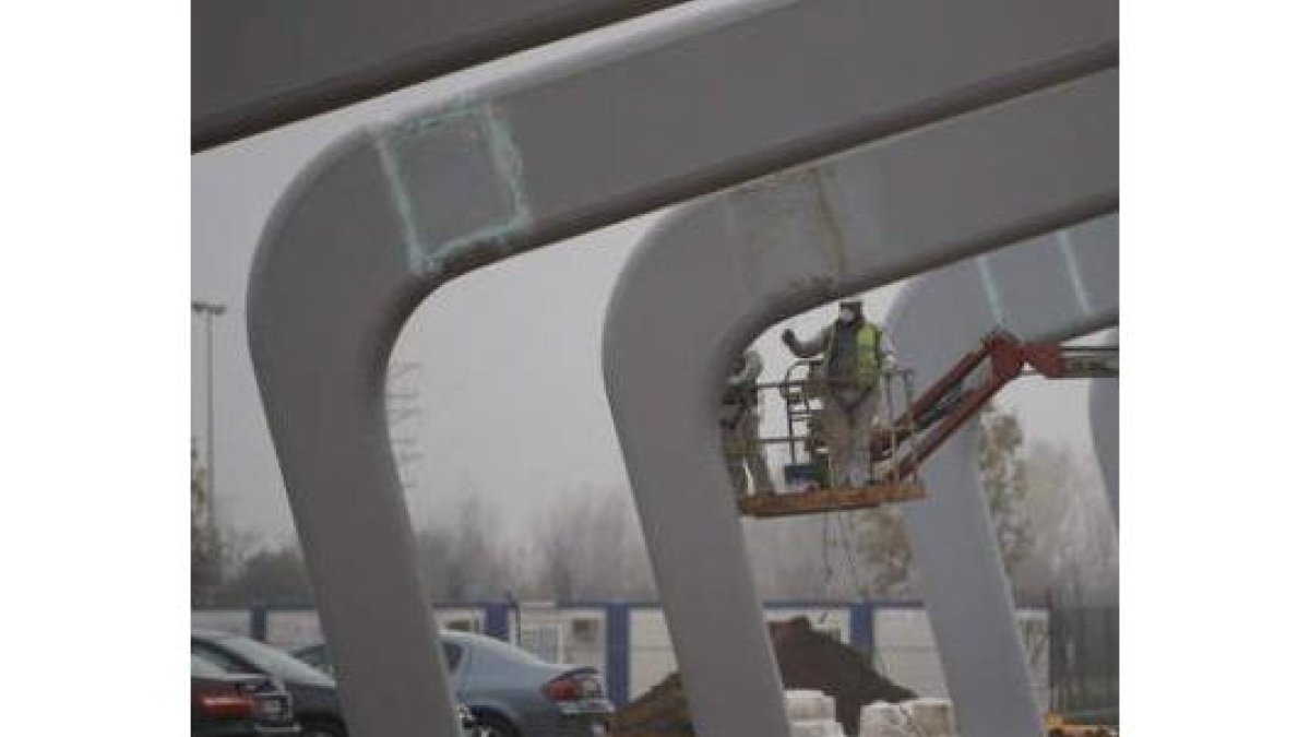 Vista parcial de la terminal, en una imagen recreada por ordenador; en verano será real.