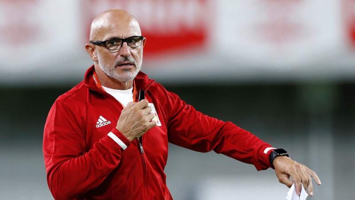 Luis de la Fuente, seleccionador español olímpico de fútbol. MOYA