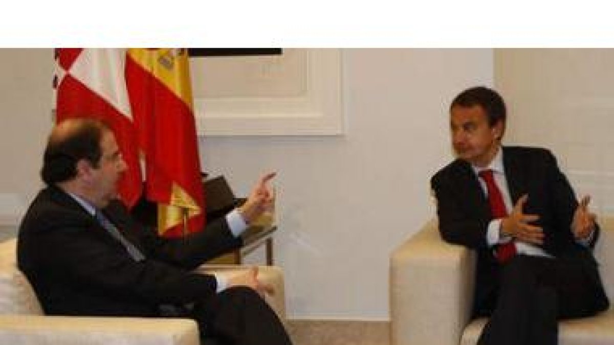 Una cumbre bilateral entre Herrera y Zapatero.