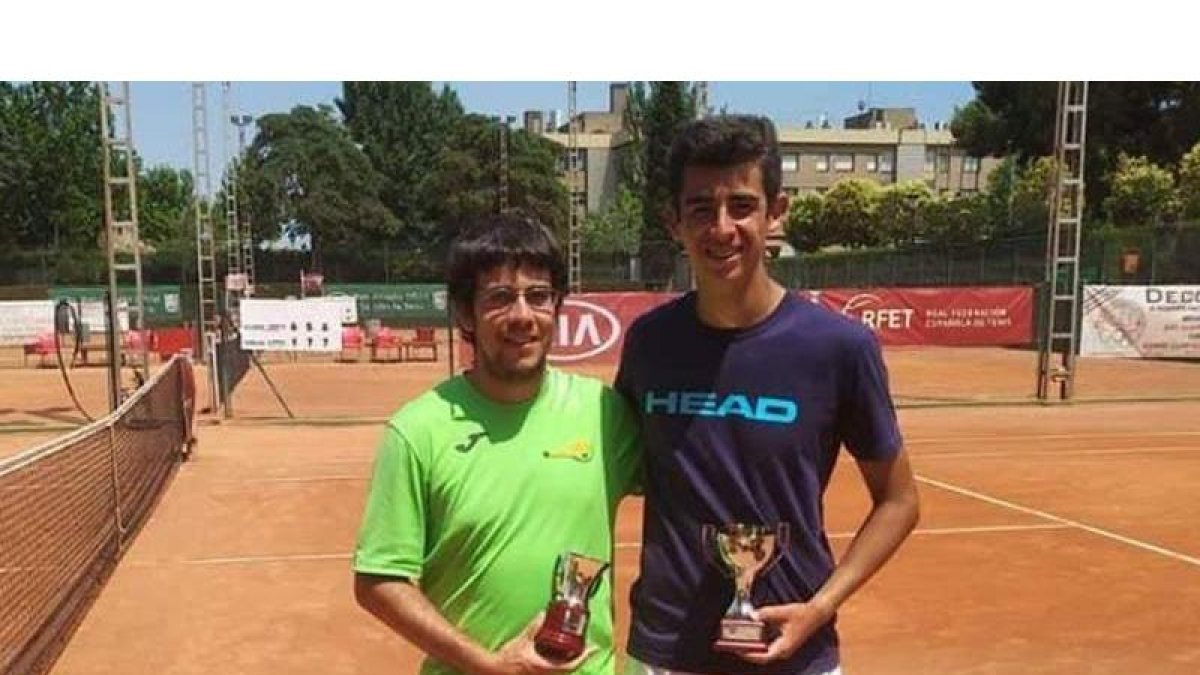 Alejandro García, a la derecha, brilló en el nacional. DL