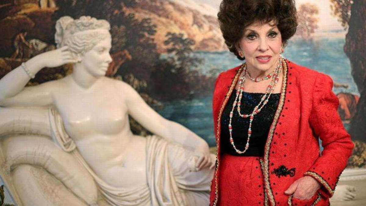 La actriz italiana Gina Lollobrigida, en una imagen del 2013, con 85 años.