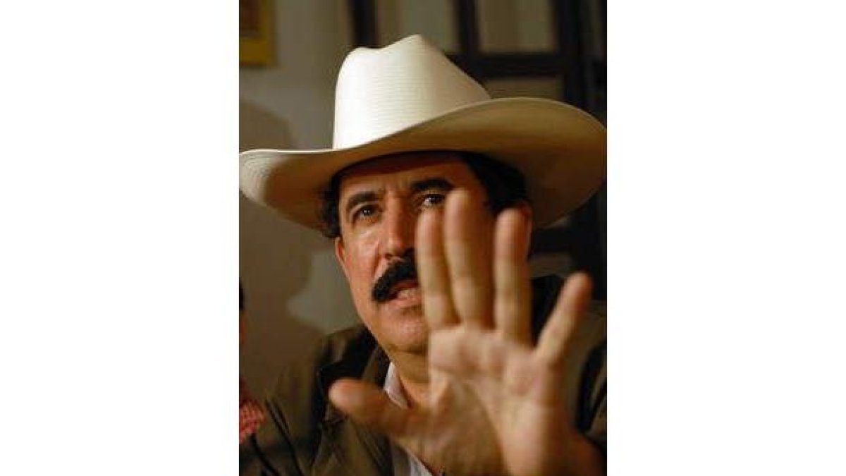 El depuesto presidente de Honduras, Manuel Zelaya.