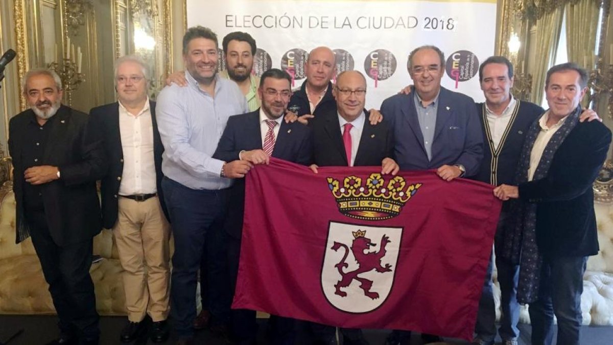 La delegación leonesa.